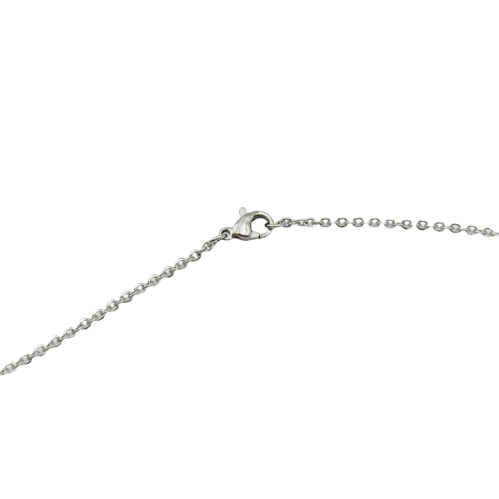 Collana Nascita da 1 a 3 Bimbi Acciaio Rosa e Violetto