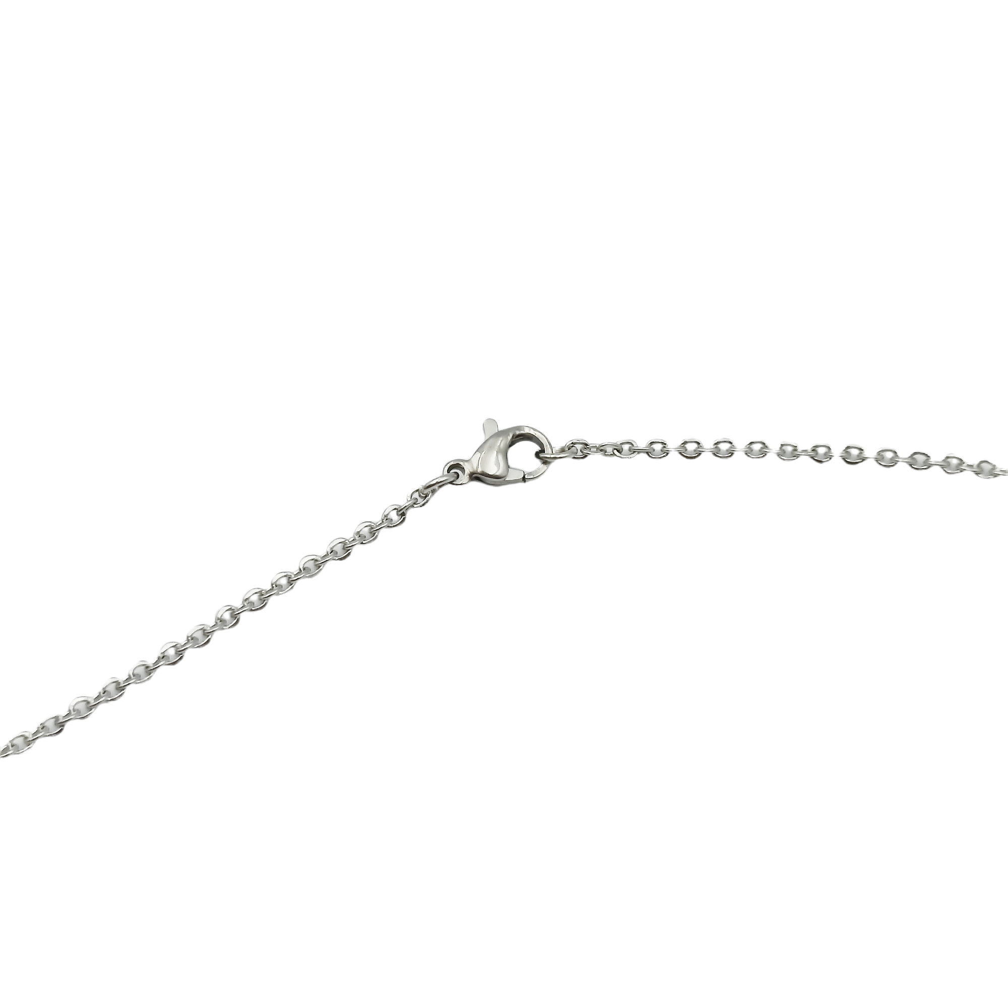 Collana da 1 a 3 incisioni Acciaio Rosa e Violetto