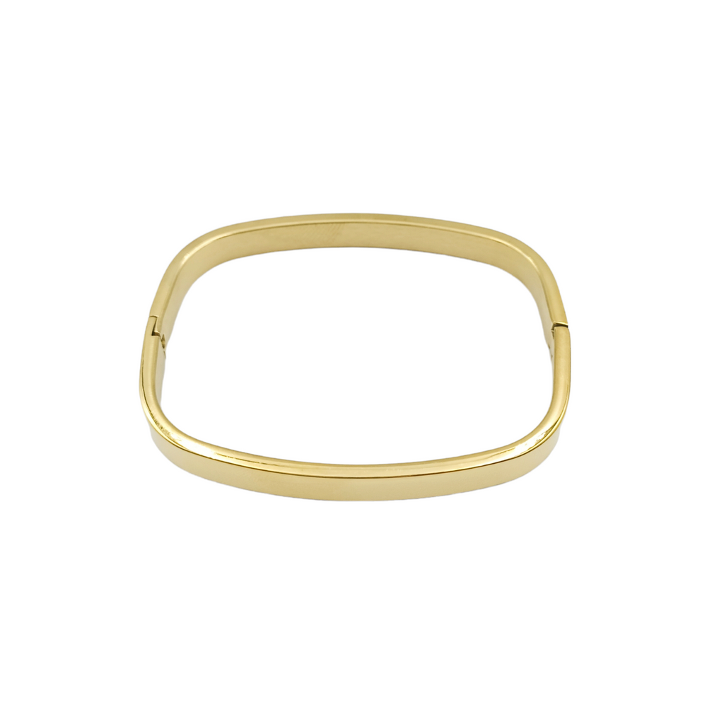 Bracciale Stiff Rettangolo Rigido NASCITA Acciaio Silver/Gold/Rose