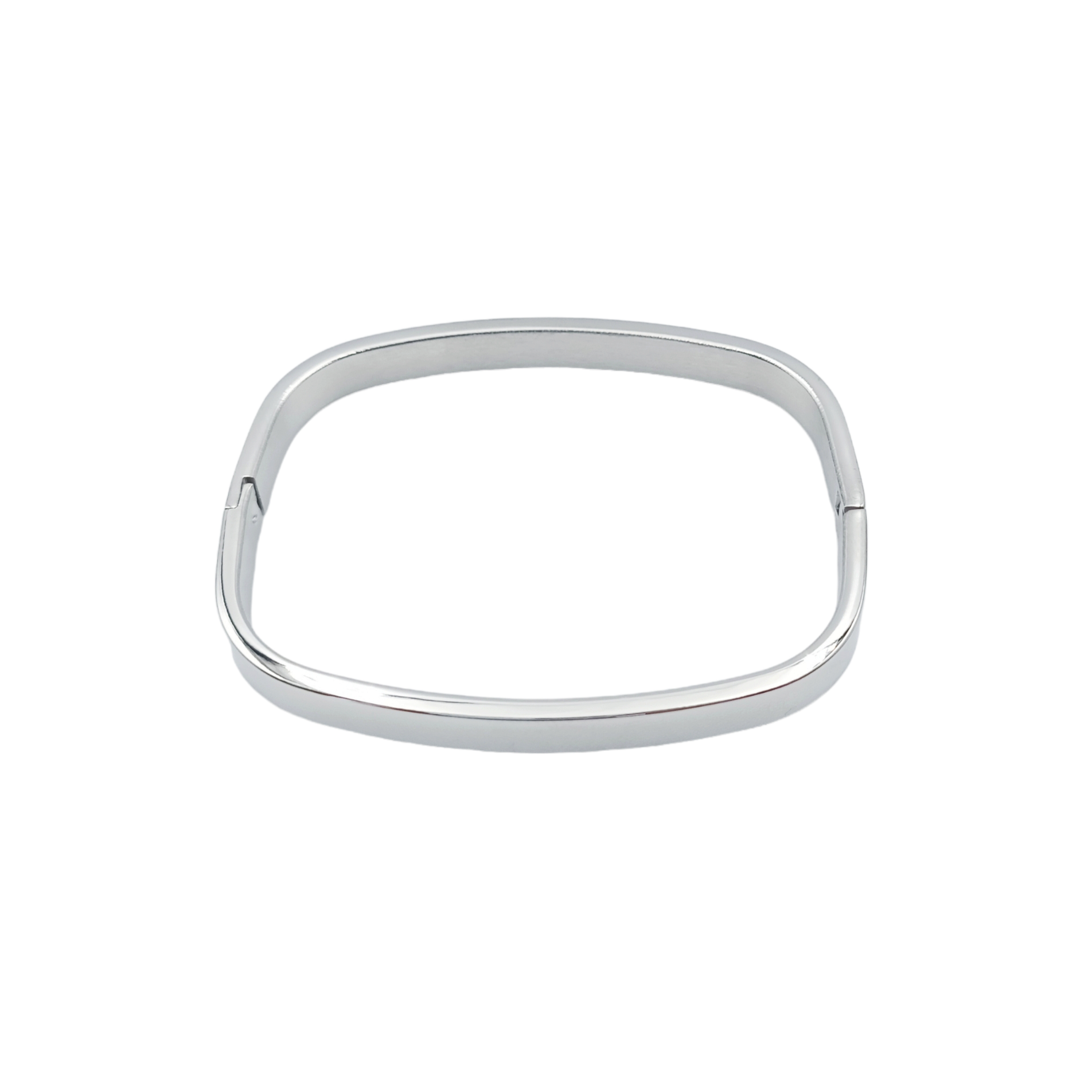 Bracciale Stiff Rettangolo Rigido Acciaio Silver/Gold/Rose