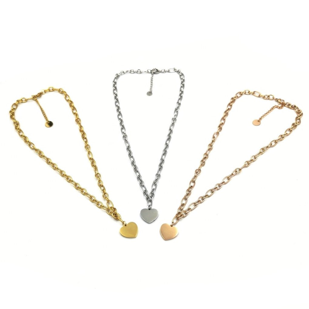 Collana Bond-Love Acciaio Silver/Gold/Rose