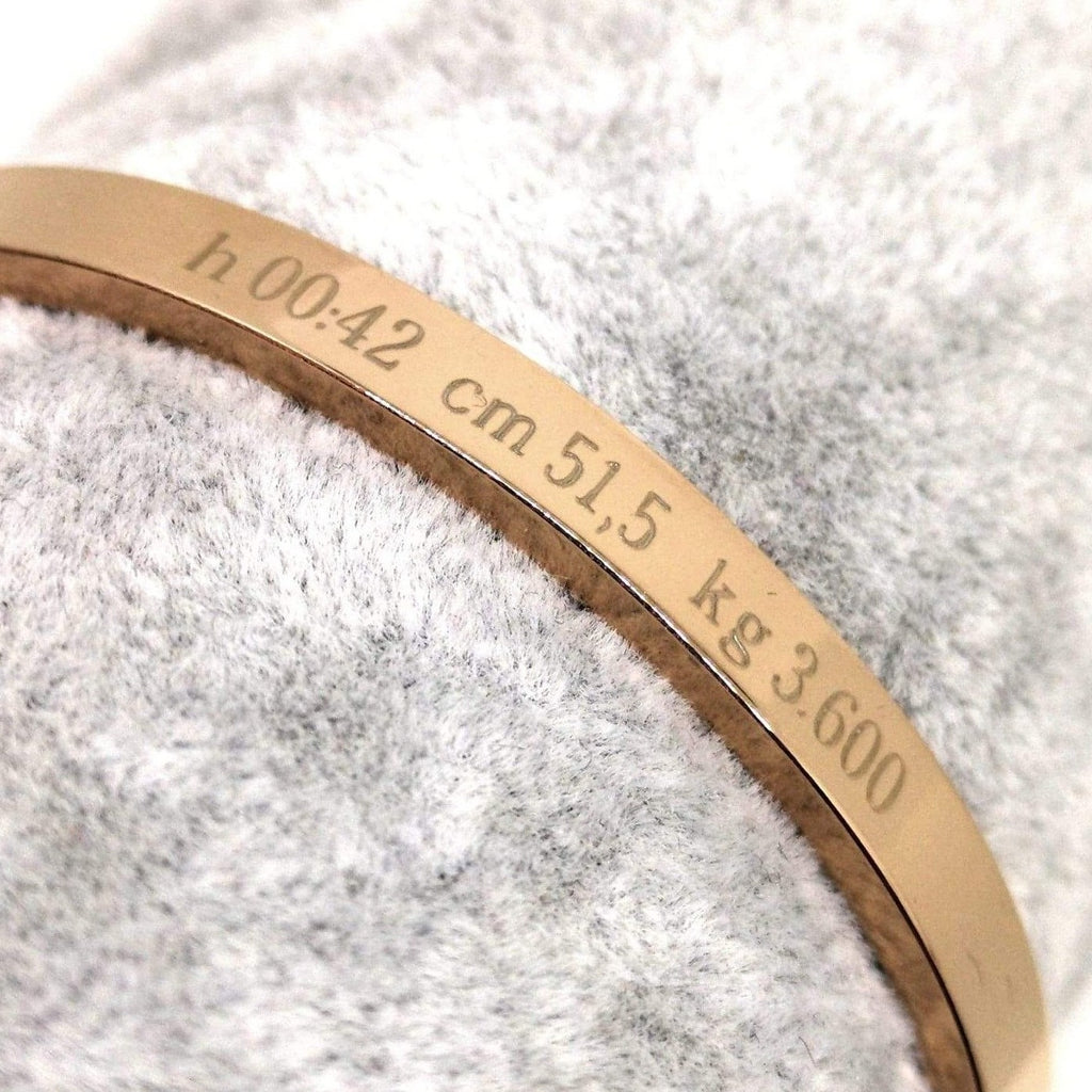 Bracciale Stiff NASCITA Acciaio Silver/Gold/Rose